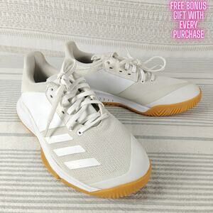 Adidas Crazyflight Team Volleyball Shoes White Gum Sole Size 7.5 NWT
